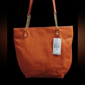 Michael Kors Burnt Orange Tote Bag NWT Retail $248